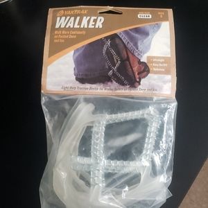 Walker snow and ice shoe traction support